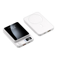 Power Bank 20000mAh Магнитный Беспроводной Аккумулятор 22.5W  для iPhone, Xiaomi, Samsung белый
