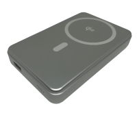 Baseus Magnetic Wireless Power Bank 10000mAh Qi2, Быстрая зарядка 25W, USB-C/USB-A, Серый