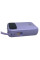 Повербанк YM-840 з вбудованими кабелями та цифровим дисплеєм Violet
