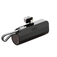 Мини Power Bank с Lightning-разъемом и Type-C-штекером (5000 мАч) Black