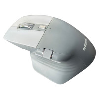Беспроводная мышь Philips MX Prime 4 Bluetooth, 2.4 ГГц, 4000 DPI, USB-A/USB-C, аккумулятор, Gray
