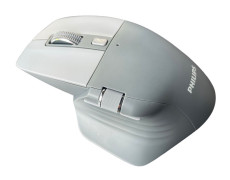 Бездротова миша Philips MX Prime 4 Bluetooth, 2.4 ГГц, 4000 DPI, USB-A/USB-C, акумулятор, Gray