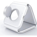 Складное беспроводное зарядное устройство 3 в 1 15 Вт MagSafe для iPhone, Apple Watch и AirPods White