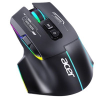 Ігрова мишка Acer OMW950 Plus Black, трирежимна 2.4G/Bluetooth/Type-C, 8000 DPI, RGB, макроси