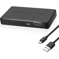 HDMI спліттер 1x4 4K 30Гц – розгалужувач 1 вхід 4 виходи