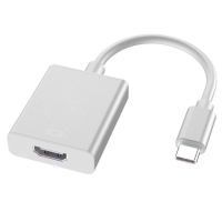 Кабель-адаптер Type-C - HDMI 4K для подключения ноутбука или телефона к внешнему монитору Haowei HW-TC01