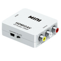 HDMI на RCA AV Конвертер HDMI2AV 1080p з підтримкою PAL/NTSC для ТВ, ПК, приставок HW-2101