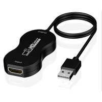 Карта захоплення HDMI на USB 3.0 | Full HD 1080P/60fps | З входом для мікрофона та виходом для навушників HW-1405