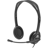 Наушники Logitech H111 с микрофоном – универсальная гарнитура для ПК, ноутбука и смартфона 